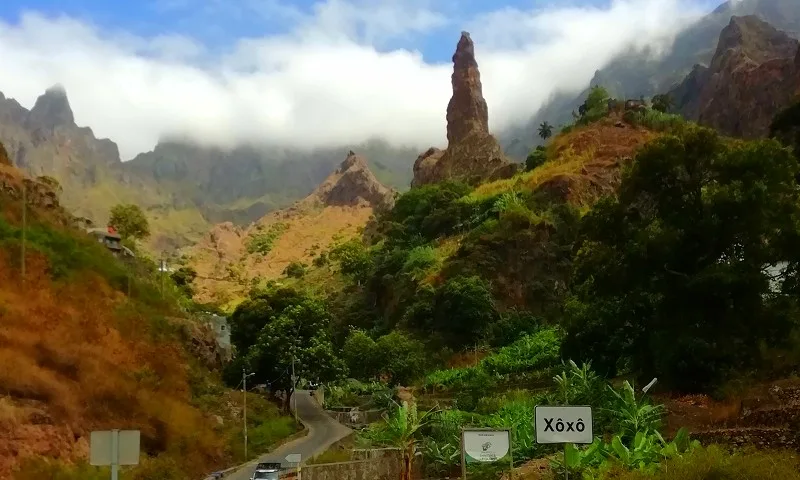 La vallée de XoXo à santo antao au cap vert
