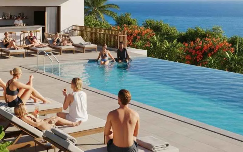 Un hôtel haute gamme en bord de mer à Santo Antao.