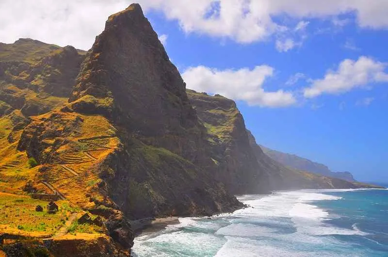 sejour aventure santo antao, les falaises de santo antao, le long du littoral